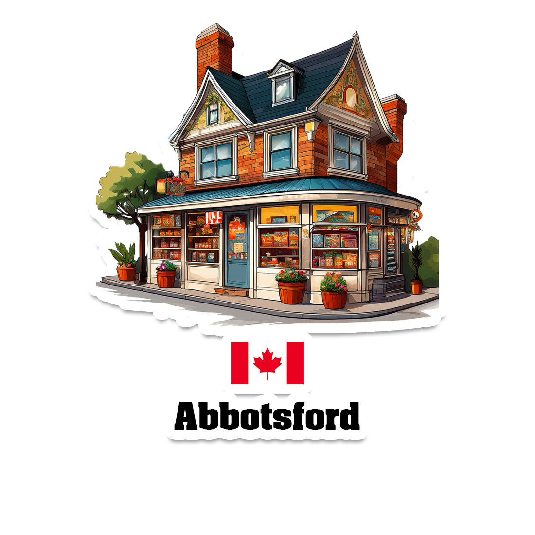 Abbotsford Fridge Magnet