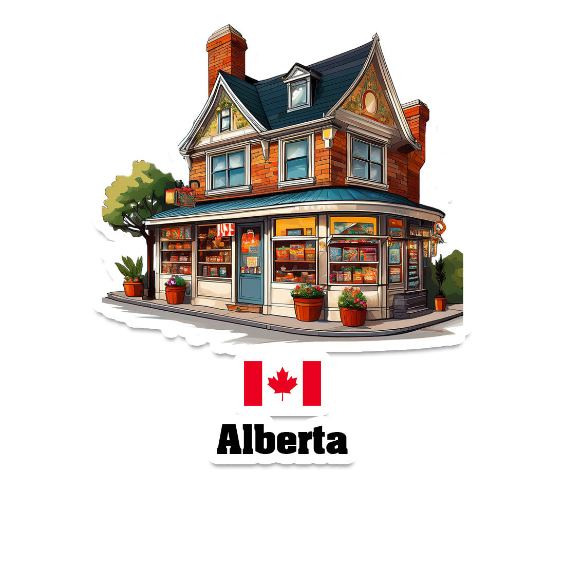 Alberta Fridge Magnet