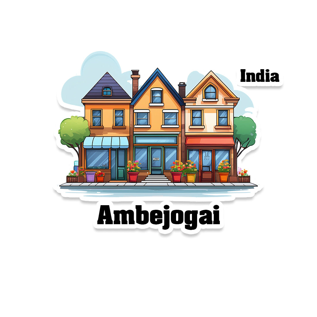 Ambejogai Fridge Magnet