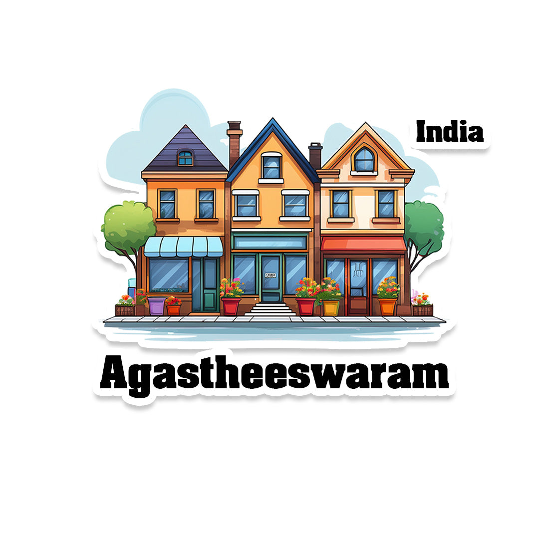 Agastheeswaram Fridge Magnet