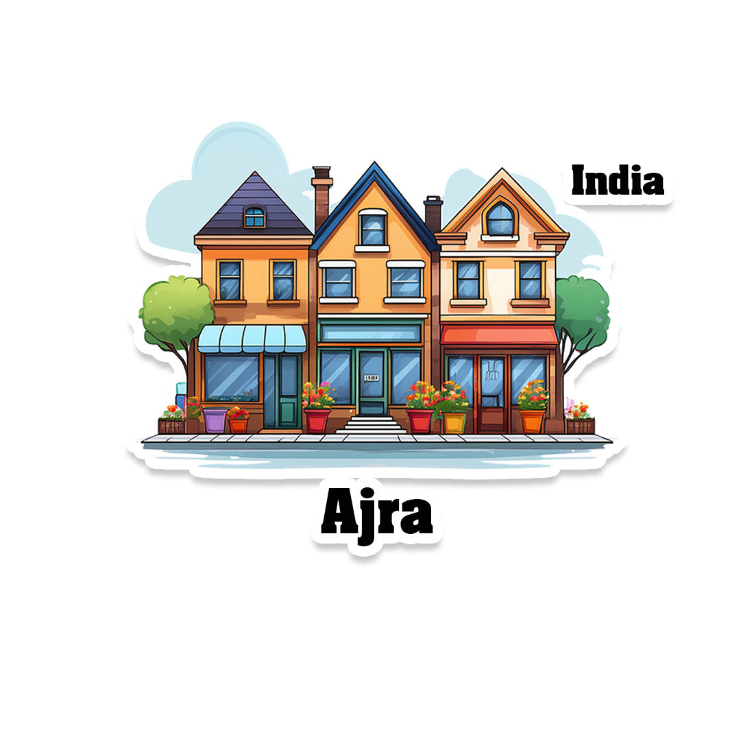 Ajra Fridge Magnet