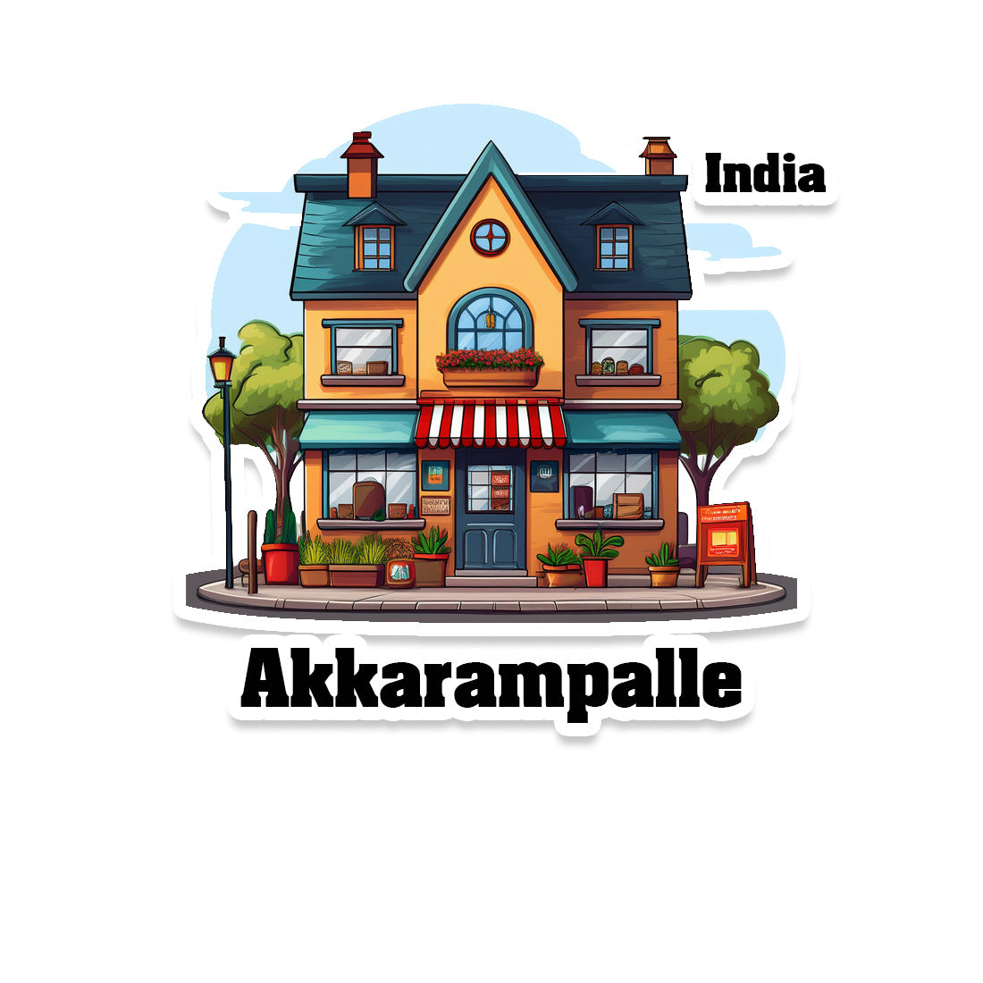 Akkarampalle Fridge Magnet
