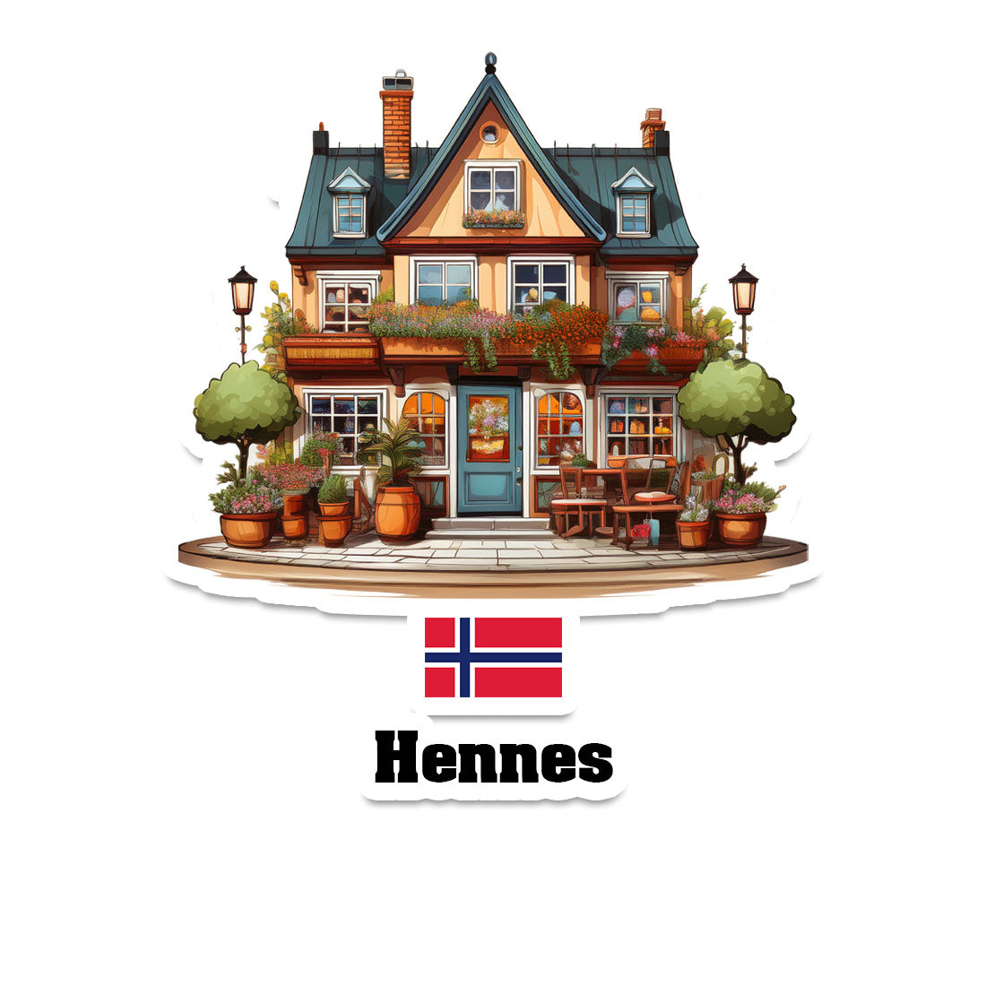 Hennes Fridge Magnet