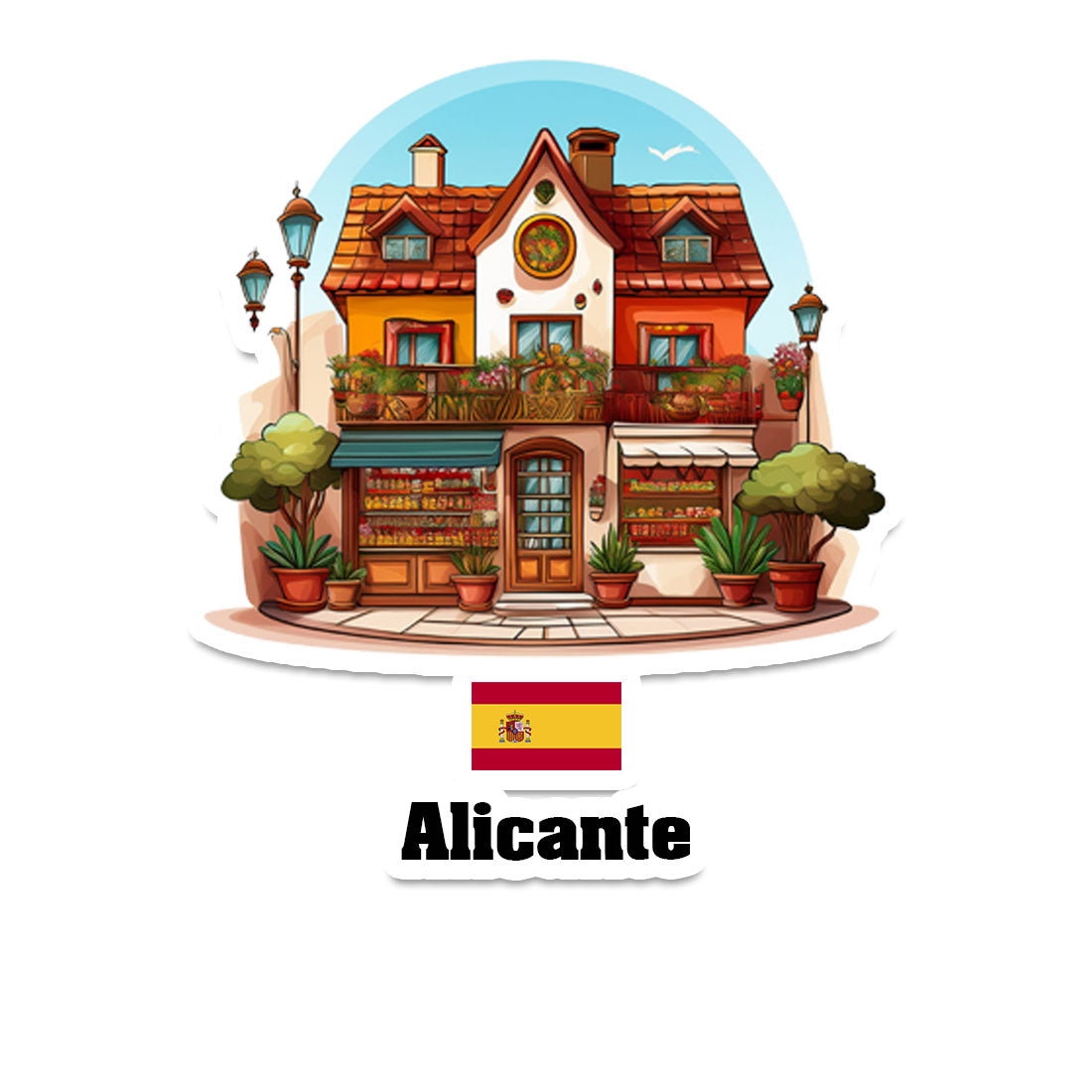 Alicante Fridge Magnet