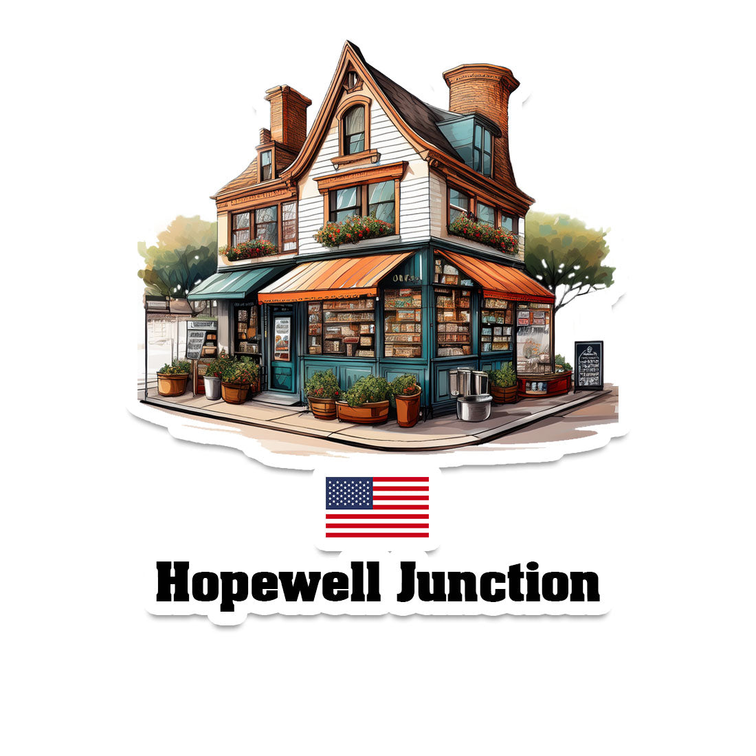 Hopewell Junction Fridge Magnet
