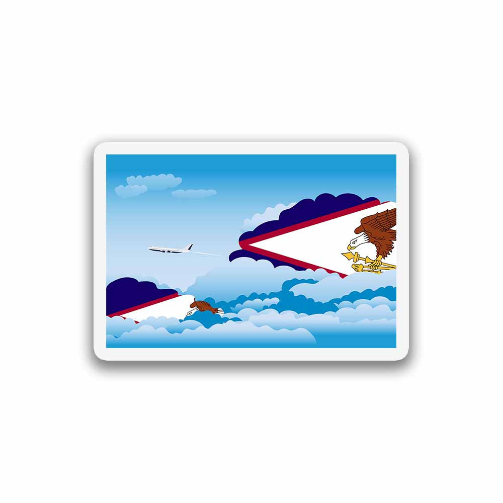 American Samoa Day Clouds Fridge Magnet