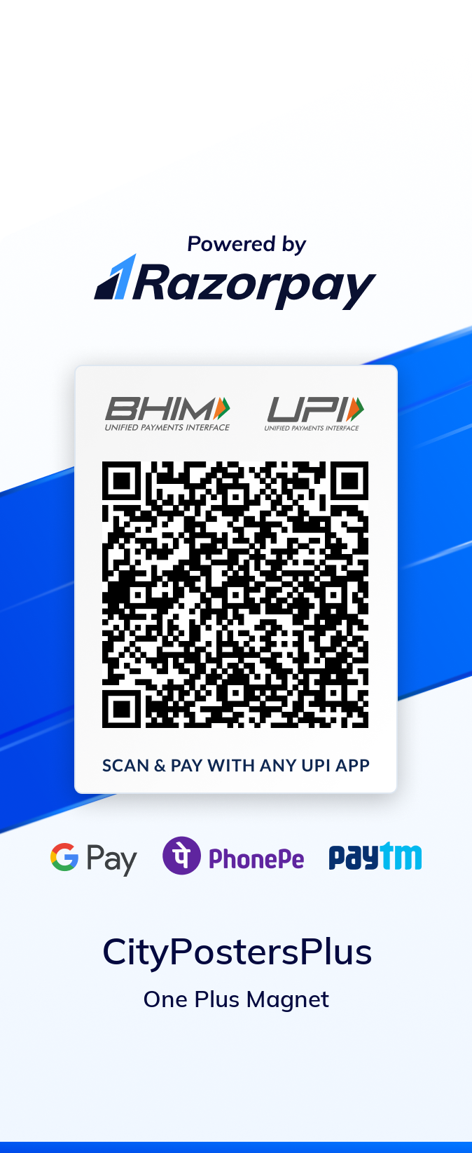 RazorPay QR Code