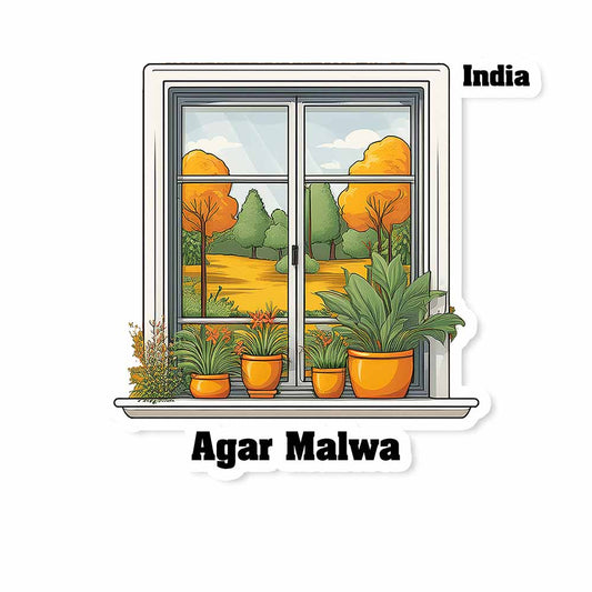 Agar Malwa Fridge Magnet