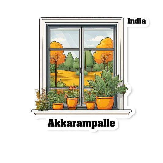 Akkarampalle Fridge Magnet