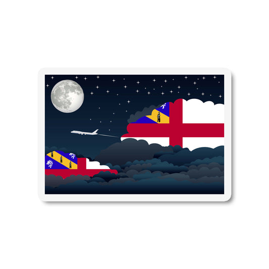 Herm Night Clouds Fridge Magnet