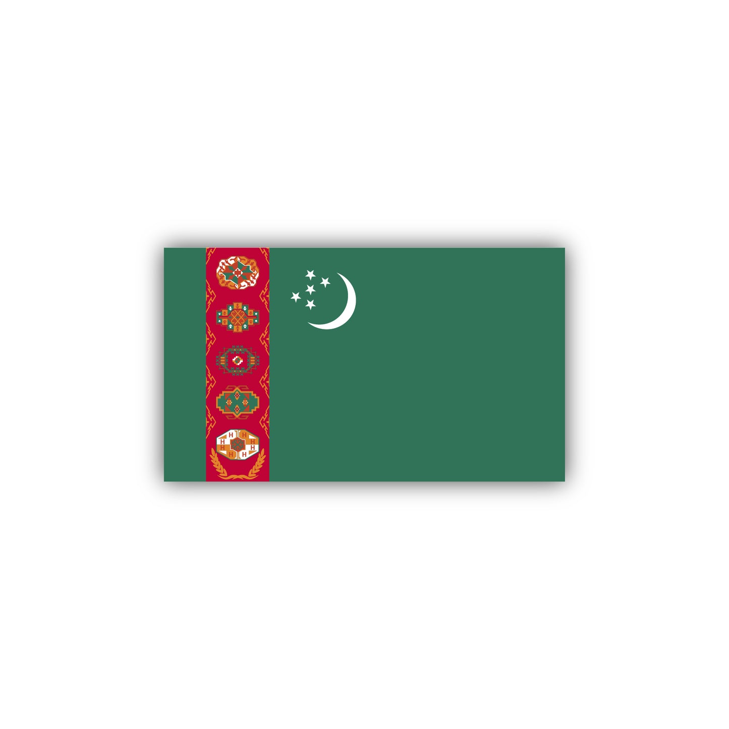 Turkmenistan Fridge Magnet
