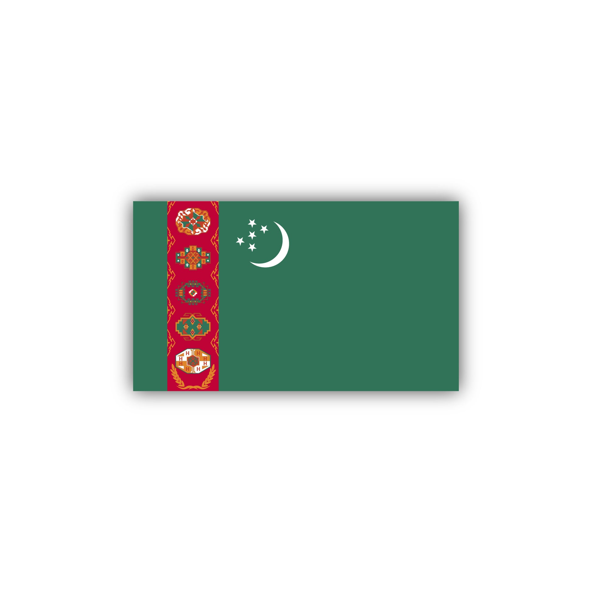 Turkmenistan Fridge Magnet