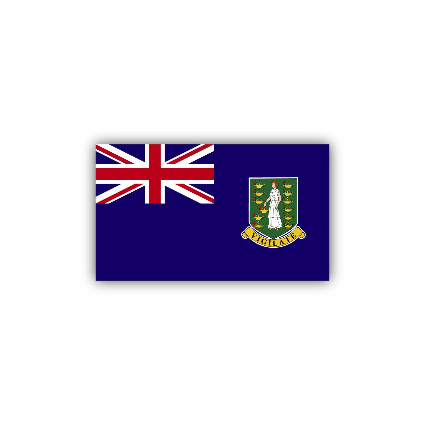 Virgin Islands UK Fridge Magnet