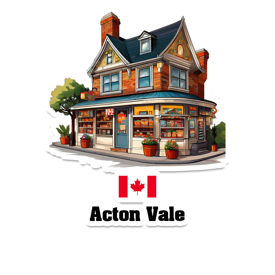 Acton Vale Fridge Magnet
