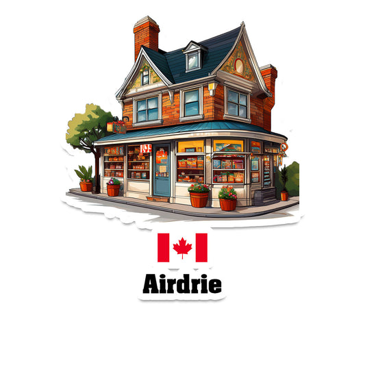 Airdrie Fridge Magnet