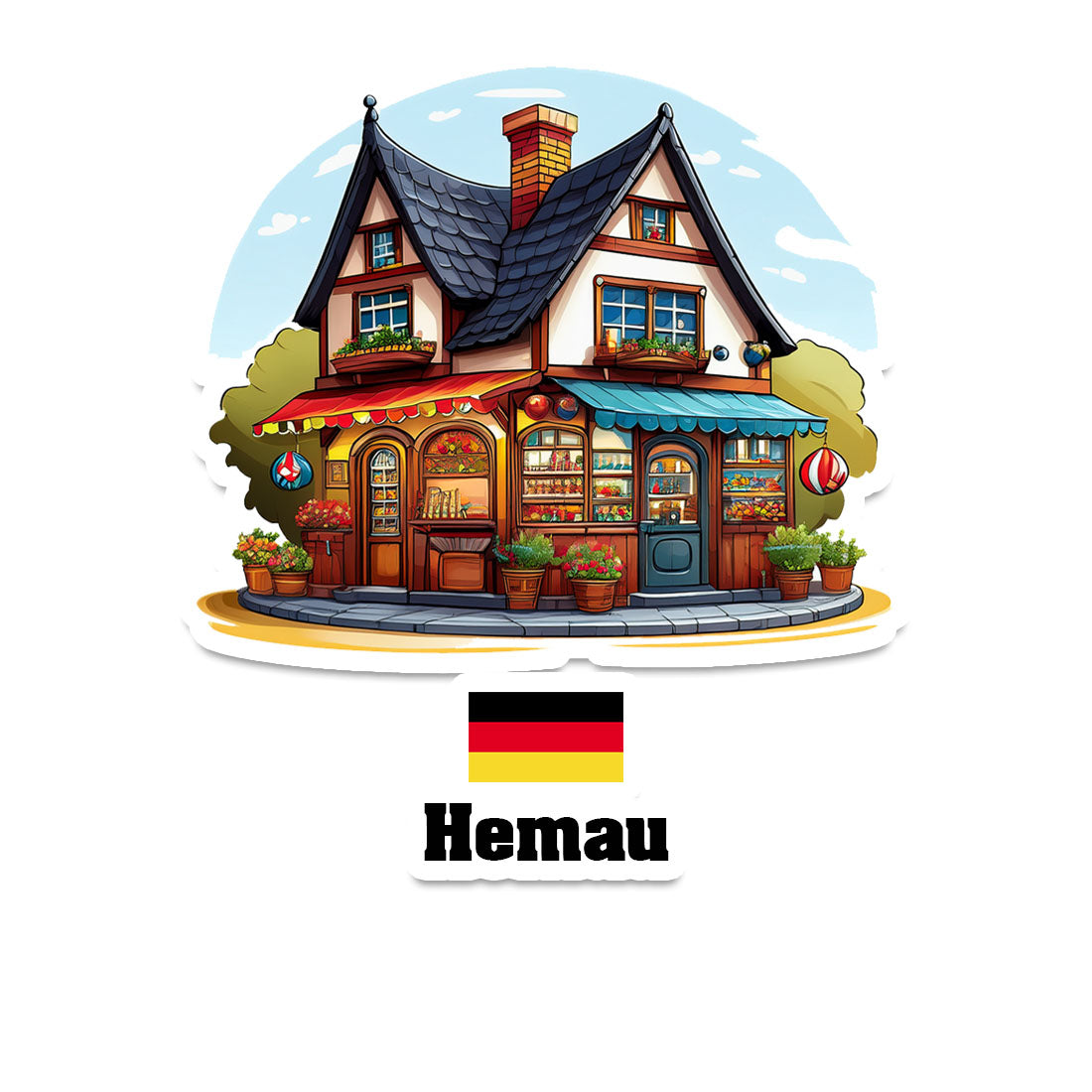 Hemau Fridge Magnet