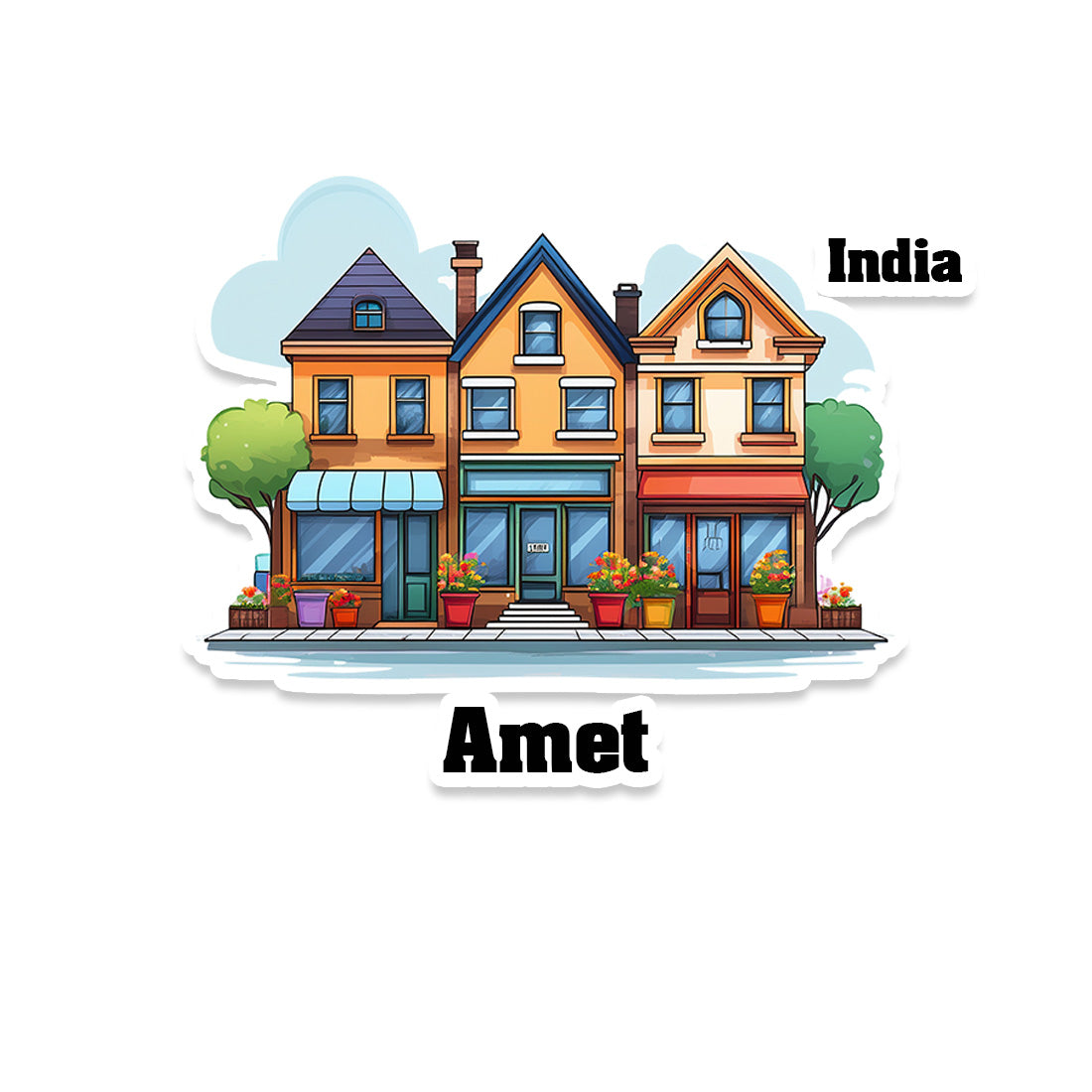 Amet Fridge Magnet