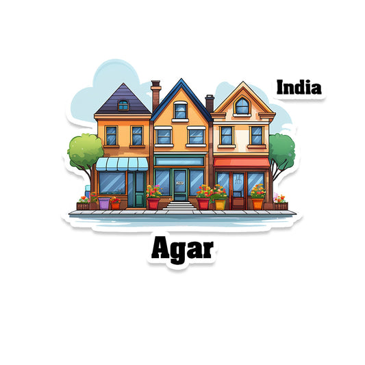 Agar Malwa Fridge Magnet