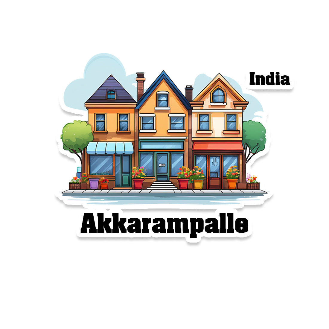 Akkarampalle Fridge Magnet