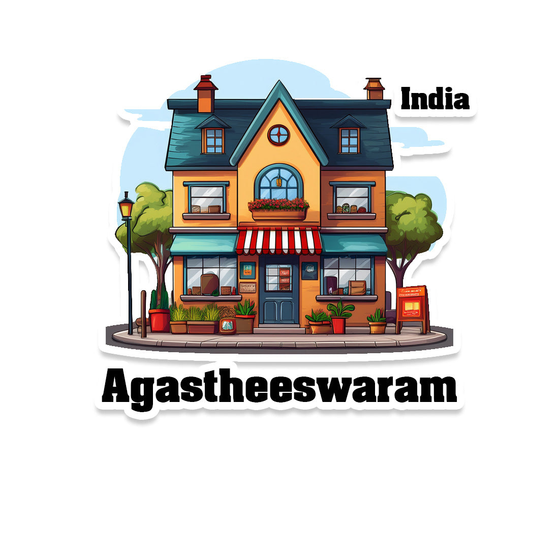 Agastheeswaram Fridge Magnet