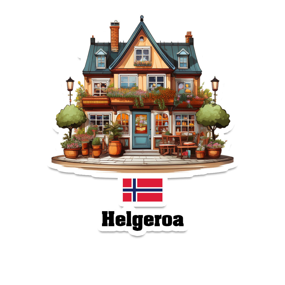 Helgeroa Fridge Magnet