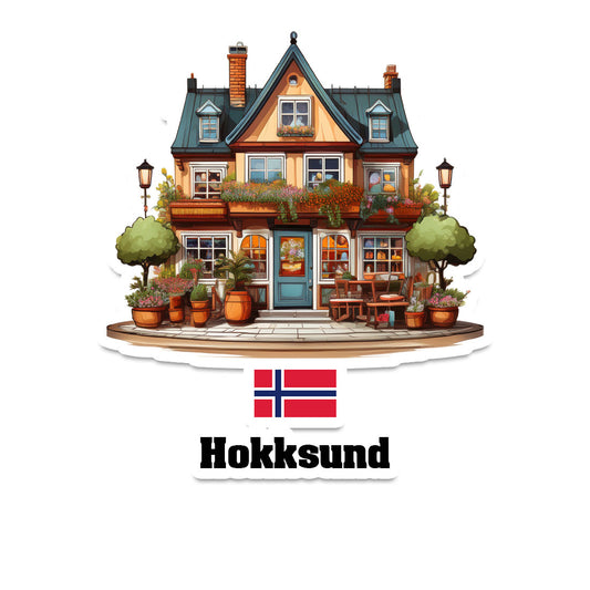 Hokksund Fridge Magnet