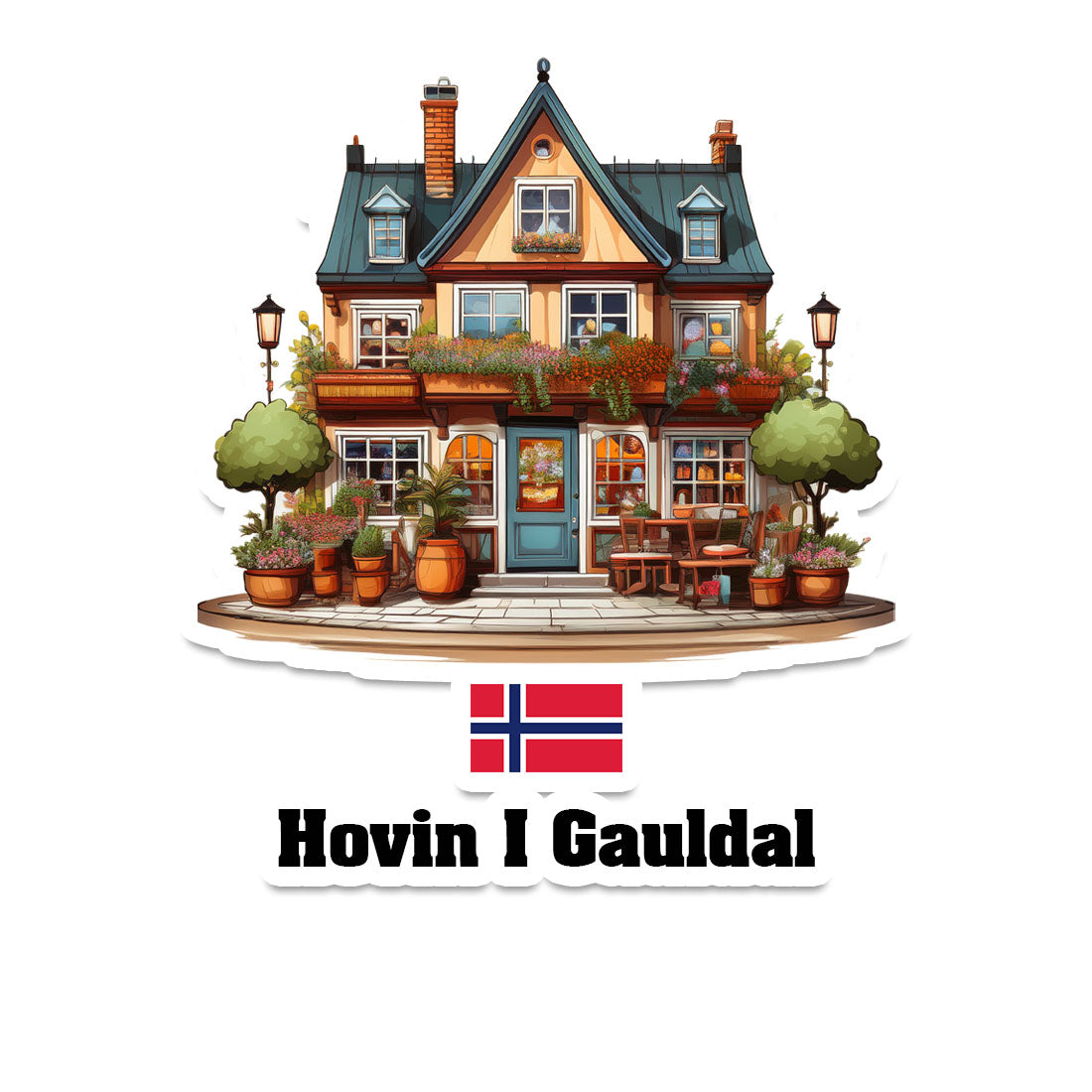 Hovin I Gauldal Fridge Magnet