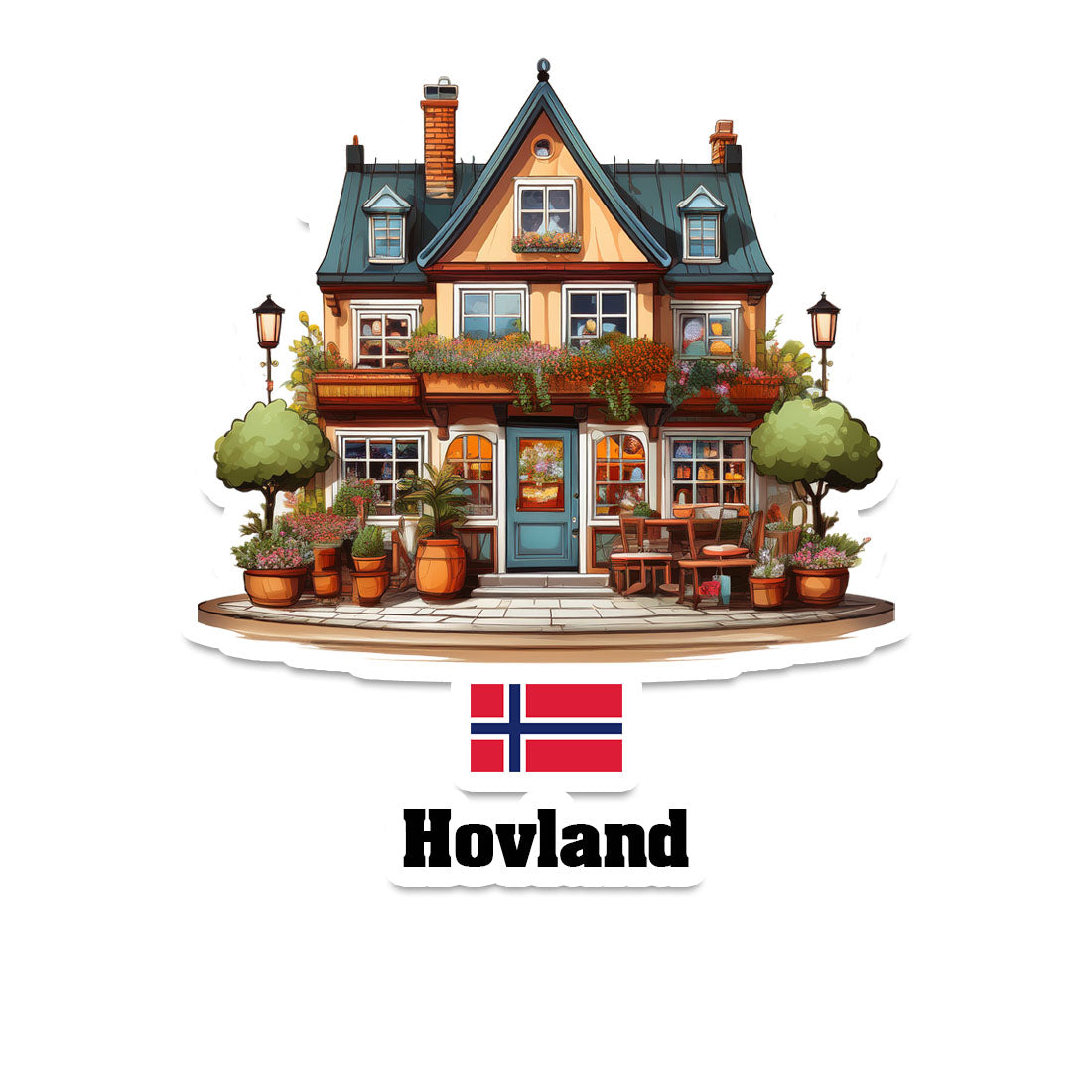 Hovland Fridge Magnet