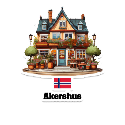 Akershus Fridge Magnet