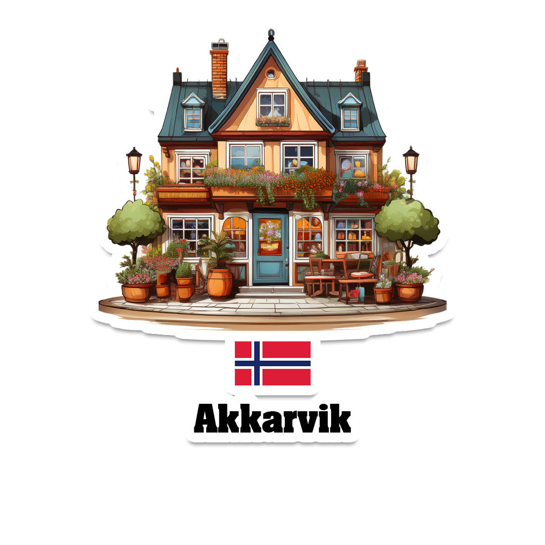 Akkarvik Fridge Magnet