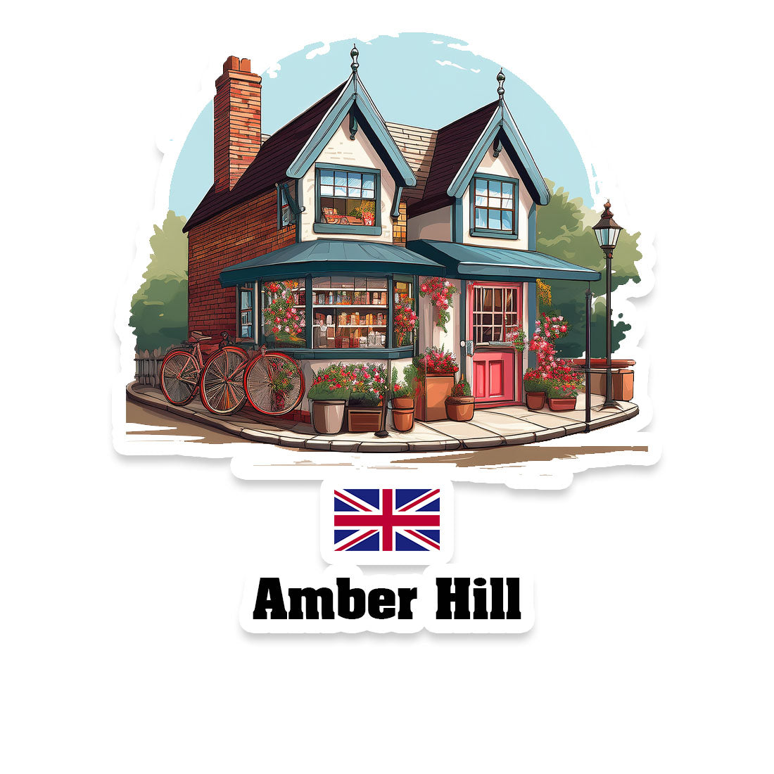 Amber Hill Fridge Magnet