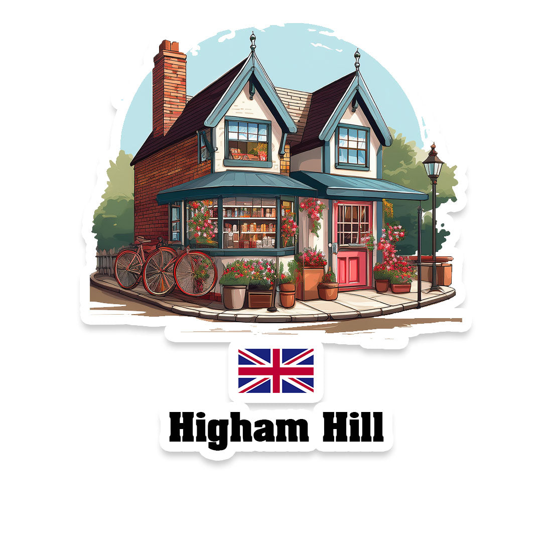 Higham Hill Fridge Magnet