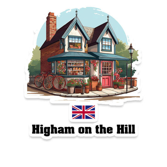 Higham on the Hill Fridge Magnet