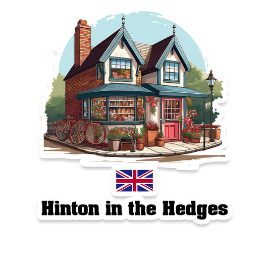 Hinton in the Hedges Fridge Magnet