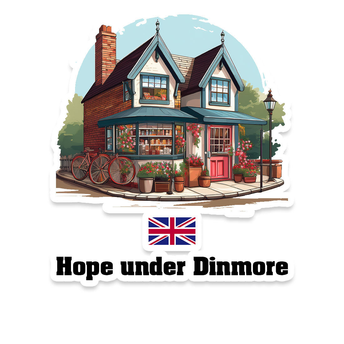 Hope under Dinmore Fridge Magnet