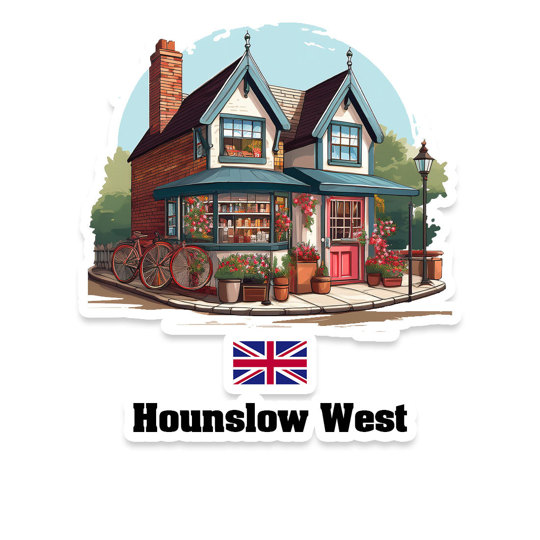 Hounslow West Fridge Magnet