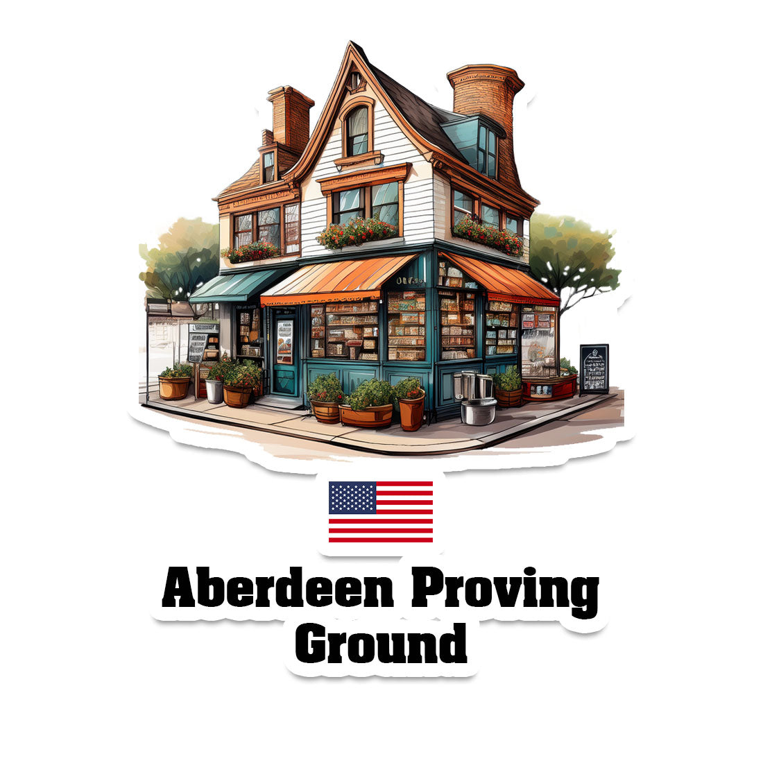 Aberdeen Proving Ground Fridge Magnet