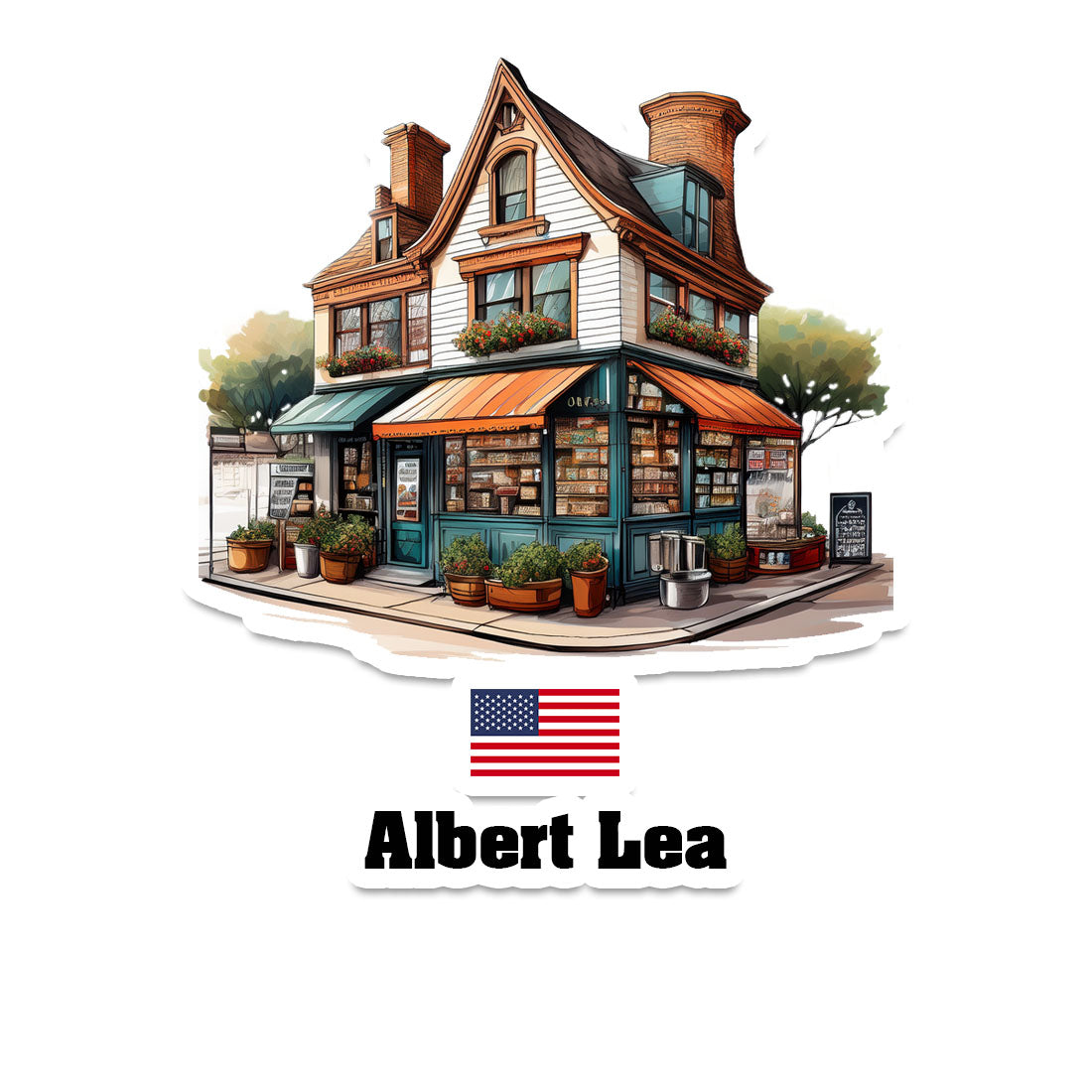 Albert Lea Fridge Magnet