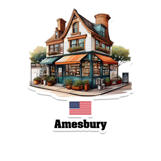 Amesbury Fridge Magnet