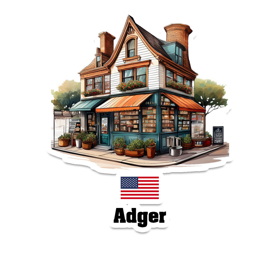 Adger Fridge Magnet