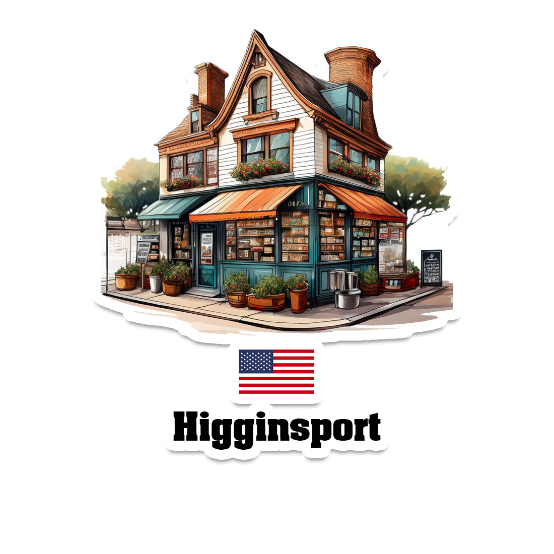 Higginsport Fridge Magnet