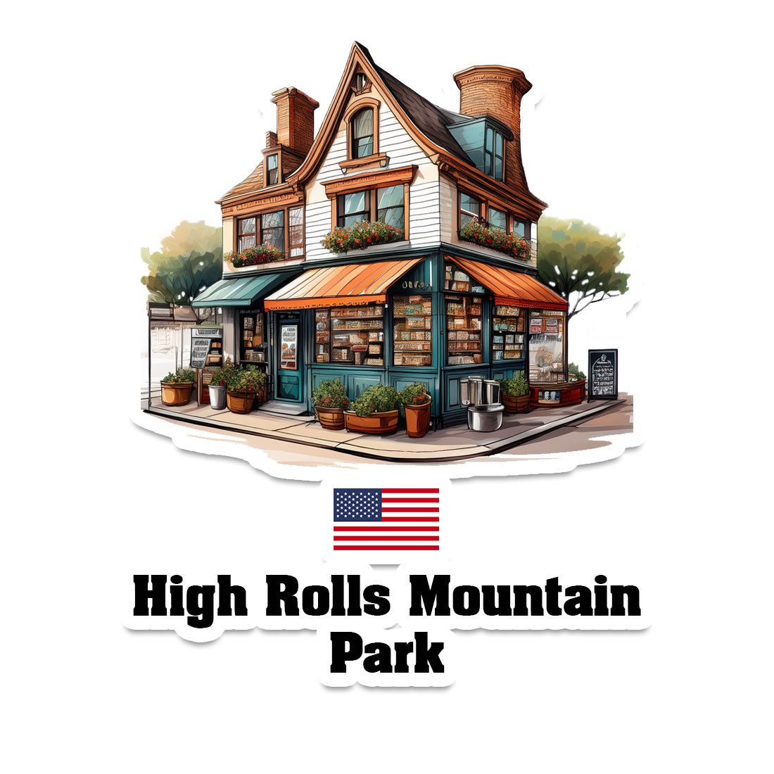 High Rolls Mountain Park Fridge Magnet