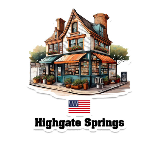 Highgate Springs Fridge Magnet