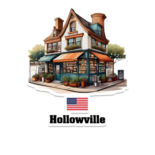 Hollowville Fridge Magnet