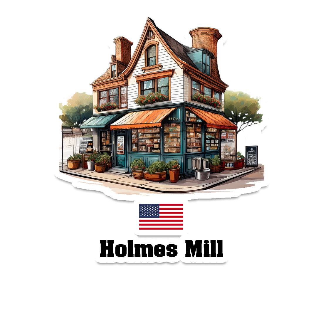 Holmes Mill Fridge Magnet