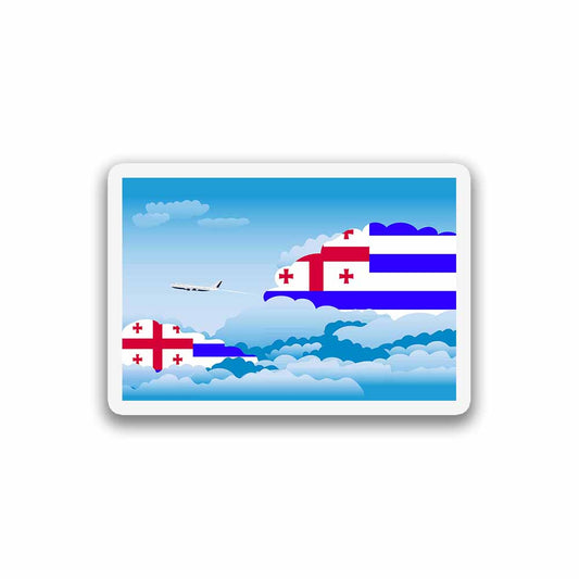 Ajaria Day Clouds Fridge Magnet