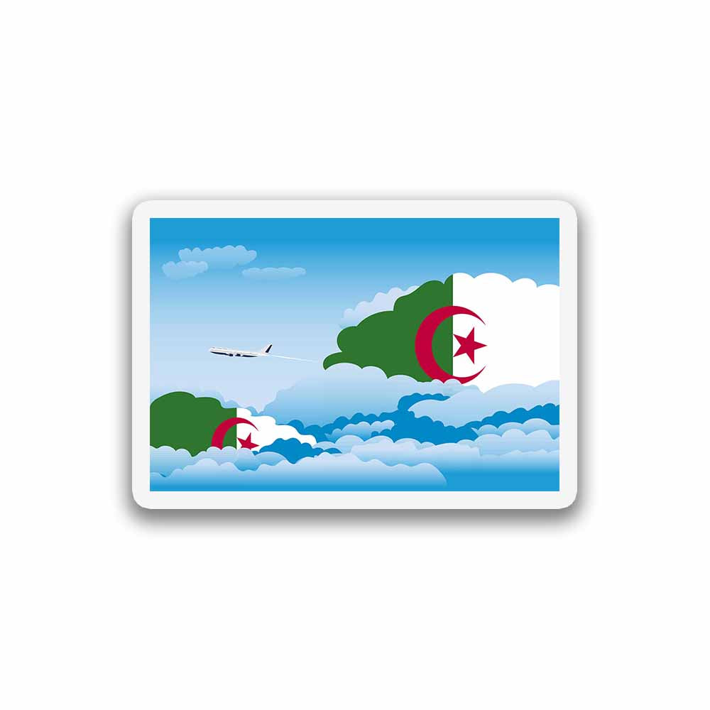 Algeria Day Clouds Fridge Magnet