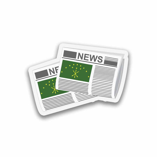Adygea Newspapers Fridge Magnet