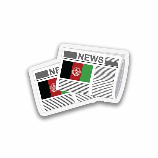 Afghanistan Newspapers Fridge Magnet