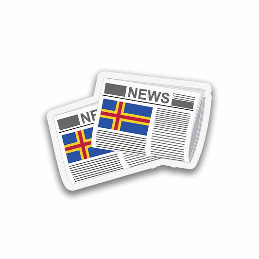 Aland Newspapers Fridge Magnet